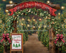 Holly Jolly Tree Farm Arch + Sign + Lights (JA)