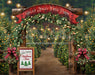 Holly Jolly Tree Farm Arch + Sign + Lights (JA)
