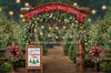 Holly Jolly Tree Farm Arch + Sign + Lights (JA)