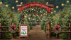 Holly Jolly Tree Farm Arch + Sign + Lights (JA)