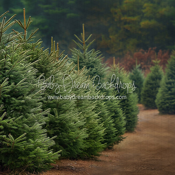 X Drop Holly Jolly Tree Farm Side (JA)