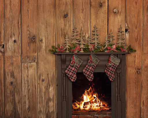 Homey Hearth Backdrop - JA