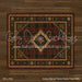 Honey Walnut Planks with Evergreen Tartan Rug Fabric Floor (WM)