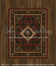 Honey Walnut Planks with Evergreen Tartan Rug Fabric Floor (WM)