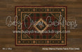 Honey Walnut Planks with Evergreen Tartan Rug Fabric Floor (WM)