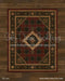 Honey Walnut Planks with Evergreen Tartan Rug Fabric Floor (WM)
