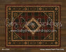 Honey Walnut Planks with Evergreen Tartan Rug Fabric Floor (WM)