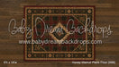 Honey Walnut Planks with Evergreen Tartan Rug Fabric Floor (WM)
