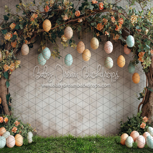 Hoppy Easter Tree Arch (Grass) (JA)