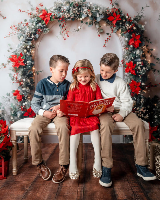 Poinsettia Twinkle Arch (MD)