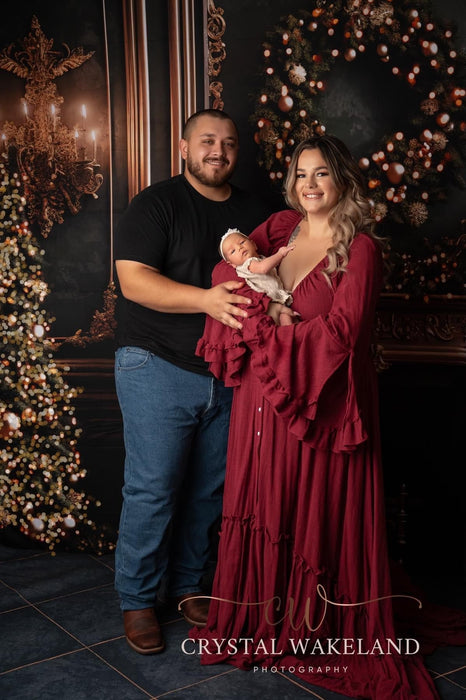 Fabric Room Emerald Glow and Elegance Window + Emerald Glow and Elegance Fireplace + Gatsby Tile (JA)