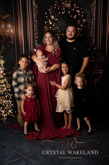 Fabric Room Emerald Glow and Elegance Window + Emerald Glow and Elegance Fireplace + Gatsby Tile (JA)