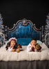 Blue Vintage Christmas Headboard (VR)