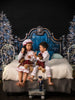 Blue Vintage Christmas Headboard (VR)