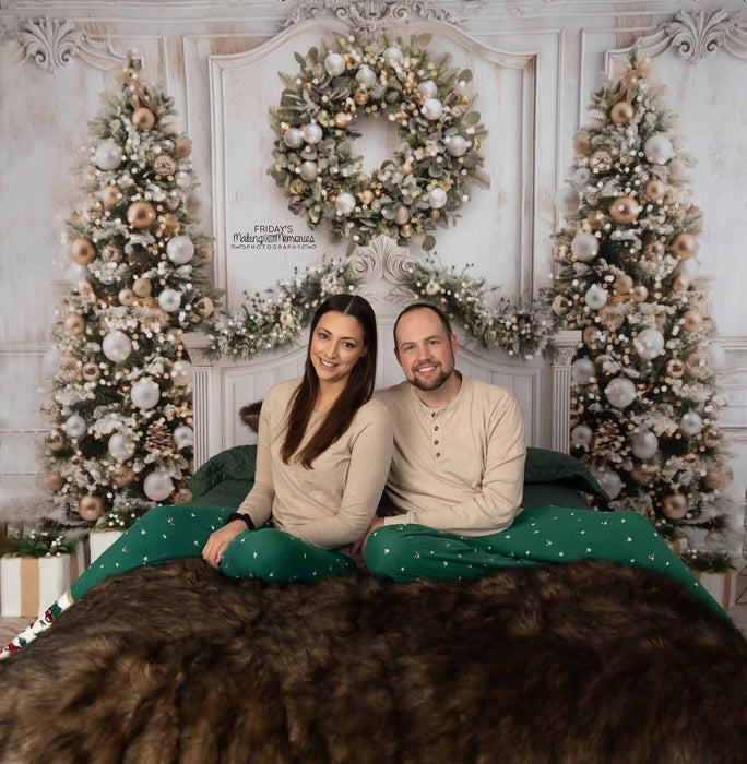 Cozy Christmas Dream Queen Headboard (JA)