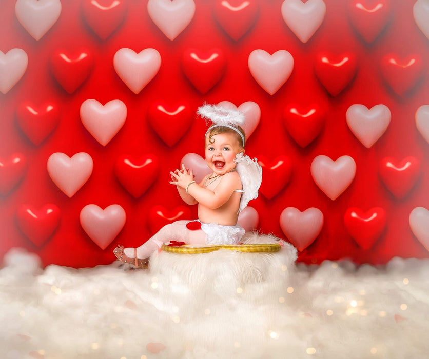 Heart Pop Party Wall Red (JA)