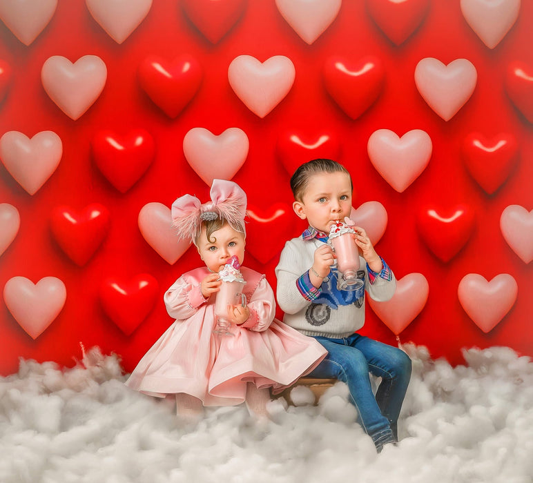 Heart Pop Party Wall Red (JA)