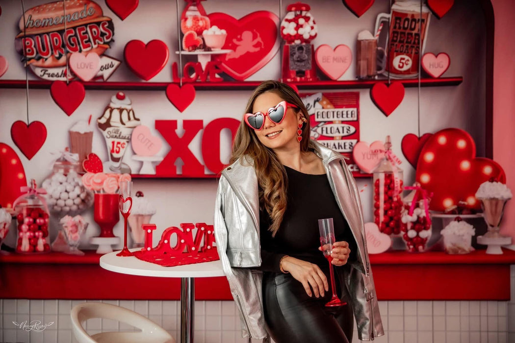 Room Cupid Cafe Booth + Cupid Cafe + Cupid Checkers