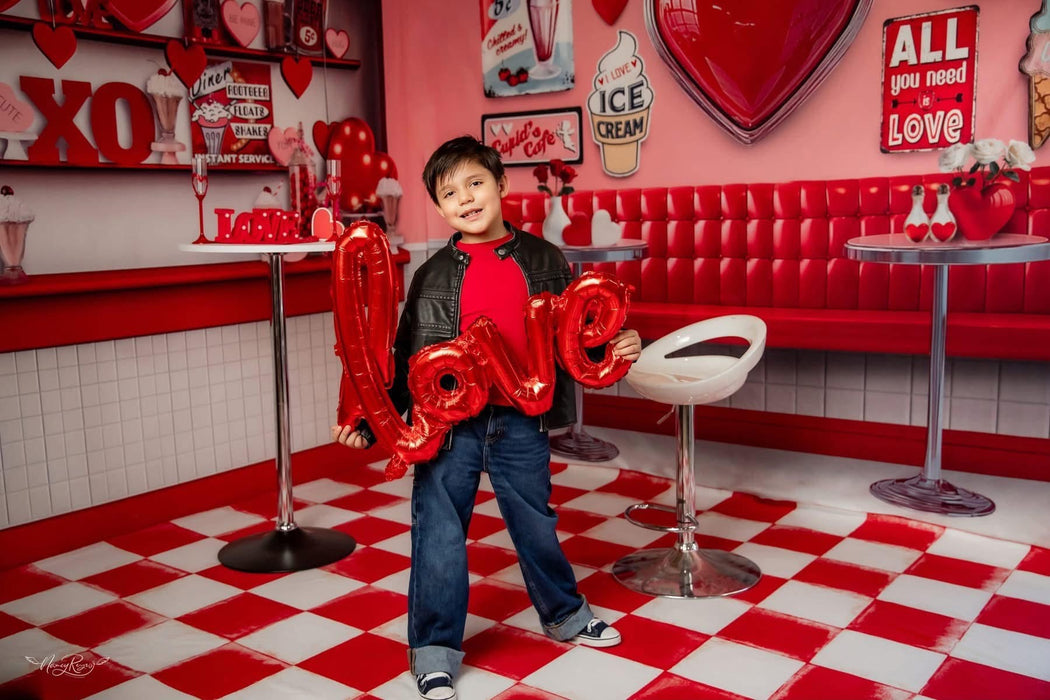 Room Cupid Cafe Booth + Cupid Cafe + Cupid Checkers