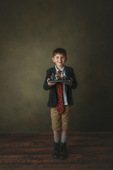 Archer Horizontal Planks Fabric Drop