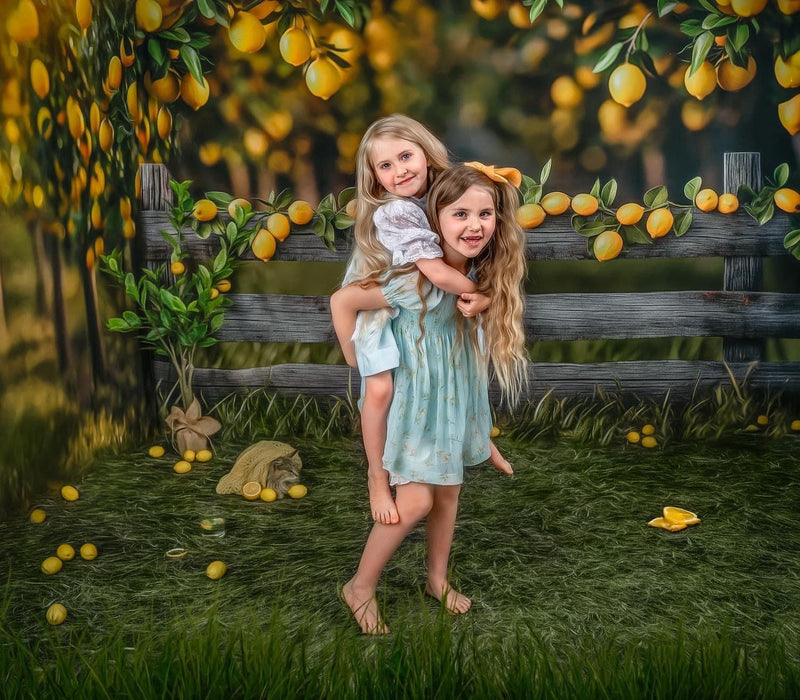 Room Lemonade Grove Glow + Lemonade Fence + Fresh Grass