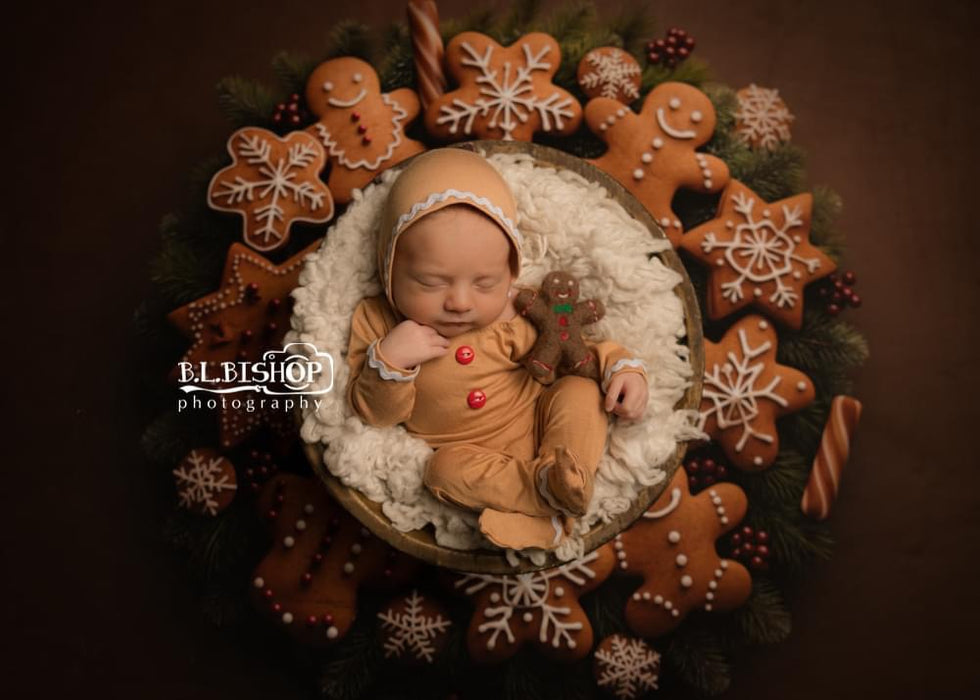 Itty Bitty Gingerbread Cookies Recipe Wreath (BD)