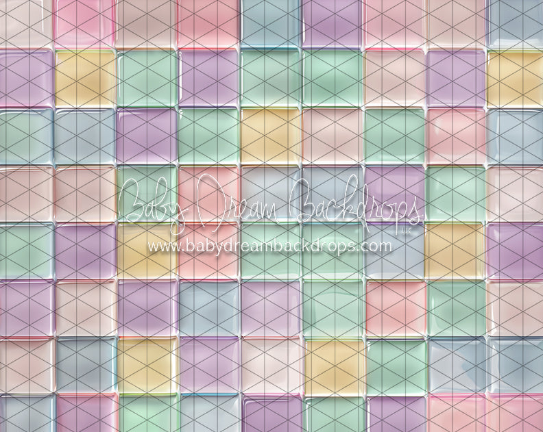 Ice Cream Tile Fabric Floor (JA)