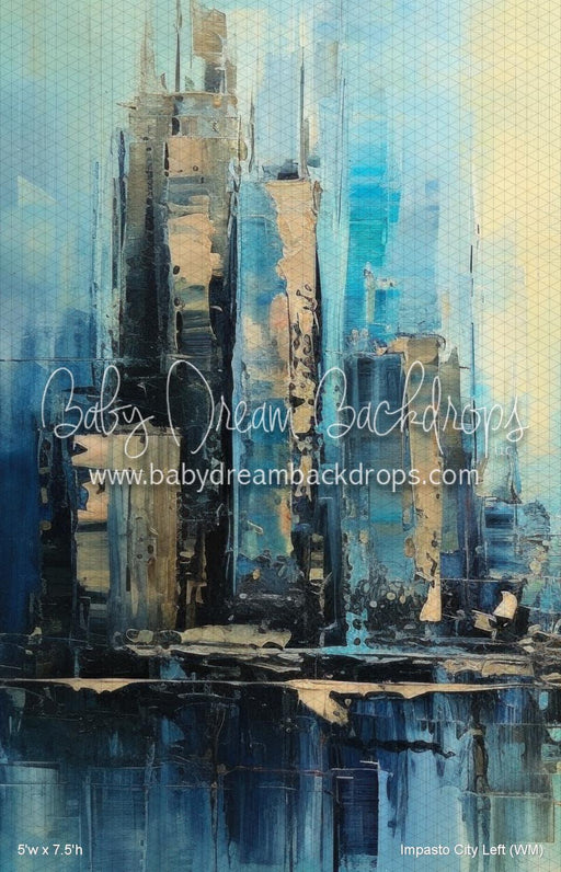 Impasto City Left (WM)
