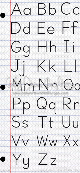 In The Box Notebook Alphabet Skinny (JA)