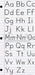 In The Box Notebook Alphabet Skinny (JA)