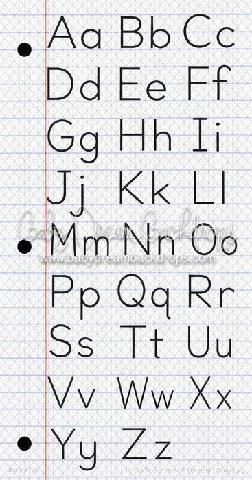 In The Box Notebook Alphabet Skinny (JA)