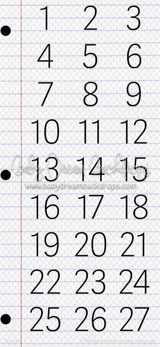 In The Box Notebook Numbers Skinny (JA)
