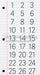 In The Box Notebook Numbers Skinny (JA)