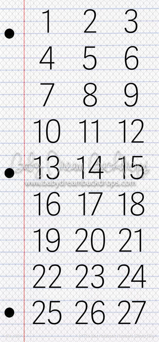 In The Box Notebook Numbers Skinny (JA)