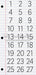 In The Box Notebook Numbers Skinny (JA)