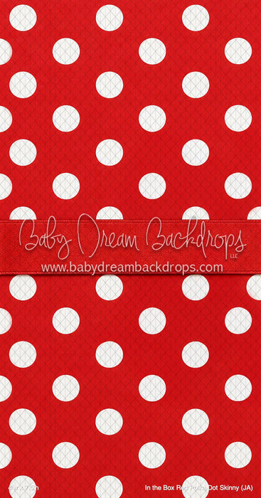 In the Box Red Polka Dot Skinny (JA)