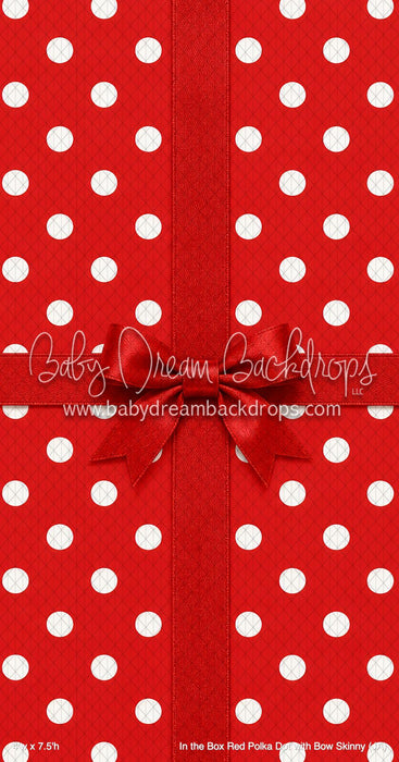 In the Box Red Polka Dot with Bow Skinny (JA)