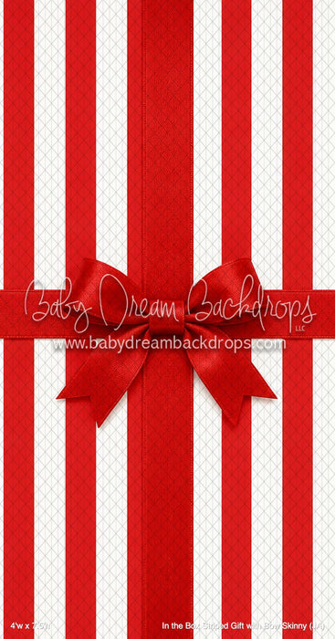 In the Box Striped Gift with Bow Skinny (JA)