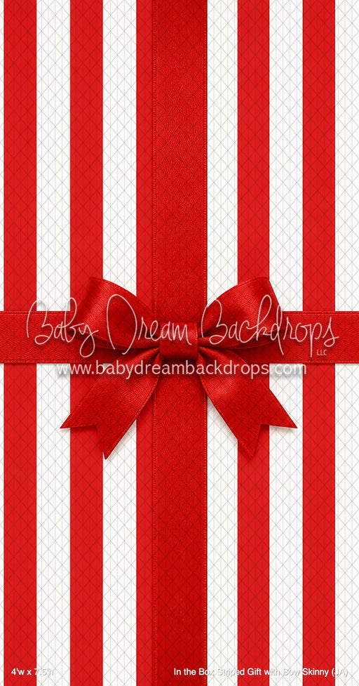 In the Box Striped Gift with Bow Skinny (JA)