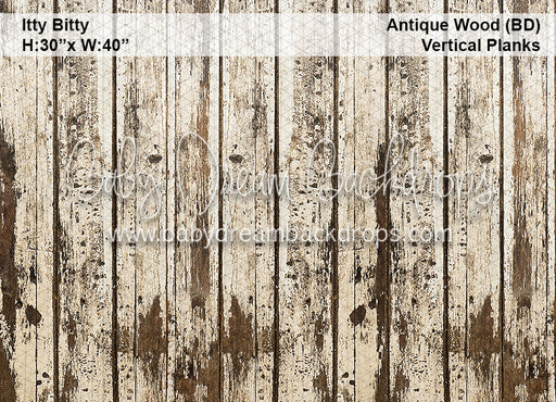 Itty Bitty Antique Wood Vertical (BD)