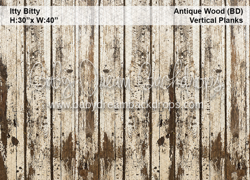 Itty Bitty Antique Wood Vertical (BD)