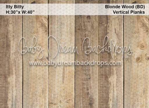 Itty Bitty Blonde Wood Vertical Planks (BD)