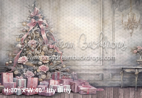 Itty Bitty Pink Ink Wash Christmas (WM)