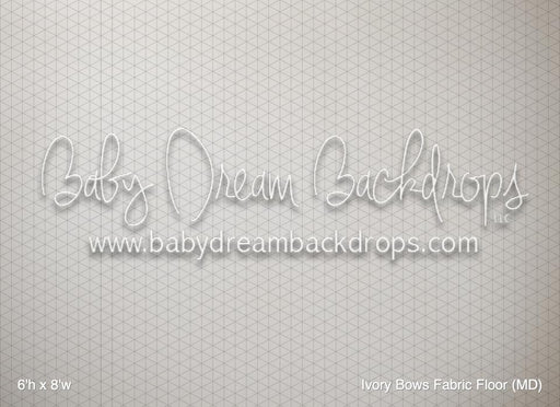 Ivory Bows Fabric Floor (MD)