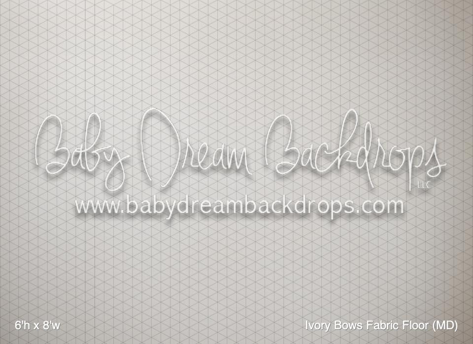 Ivory Bows Fabric Floor (MD)