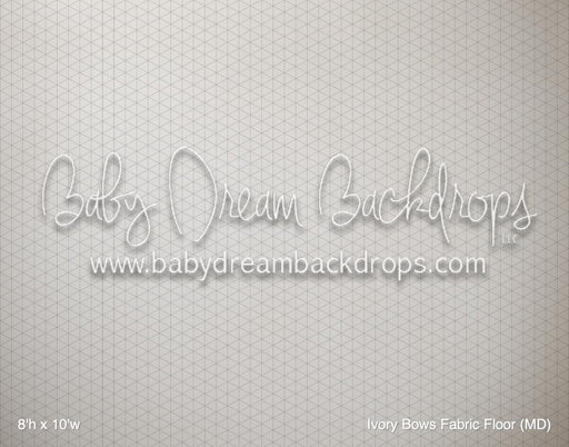 Ivory Bows Fabric Floor (MD)