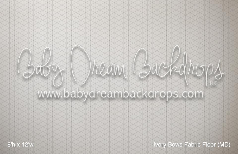 Ivory Bows Fabric Floor (MD)