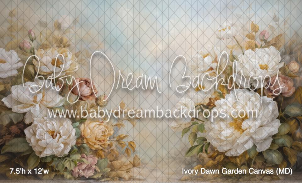 Ivory Dawn Garden Canvas (MD)