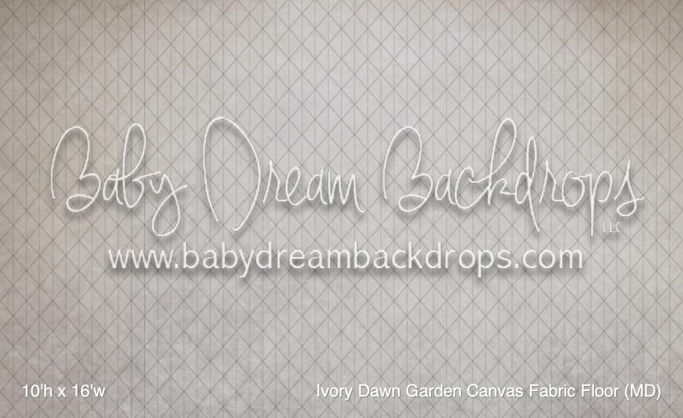 Ivory Dawn Garden Canvas Fabric Floor (MD)