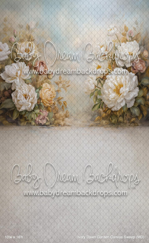 Ivory Dawn Garden Canvas Sweep (MD)